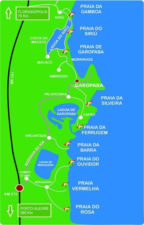 Flats Da Barrinha Da Ferrugem A 500Mt Do Mar Villa Garopaba Exteriör bild